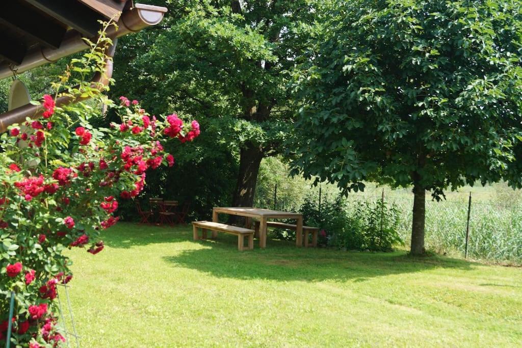 Idylisches Cottage Mit Reh Worthsee Exteriör bild